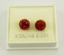 Earring Cluster Light Siam 8mm Ball
