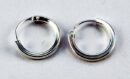 Earring Hoop Flat 5pairs 1.2x10mm