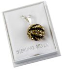 Silver Pendant Ball 12mm