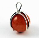 Pendant Silver Ball Aragonite