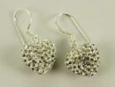 Earring Crystal Heart 12mm