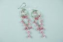 Earring Double Circle Pink