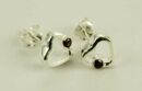 Earring Silver Stud Heart