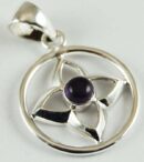 Pendant Silver Amethyst Cab