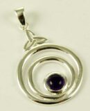 Pendant Silver Amethyst