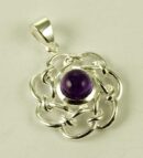 Pendant Silver Amethyst