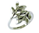 Silver Ring Double Branches