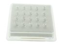Nose Stud Peace Sign 20pcs