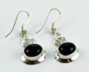 Earring Onyx Oval Stone