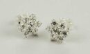Earring Silver Stud Flower