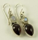 Silver Earring Tear Drop L3.2c