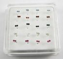 Nose Stud Silver Double 20pcs