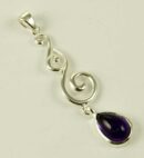 Pendant Silver Amethyst
