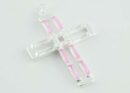 Pendant Silver Cross Colour Stone