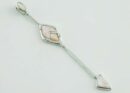 Pendant Silver Stone Drop 80mm