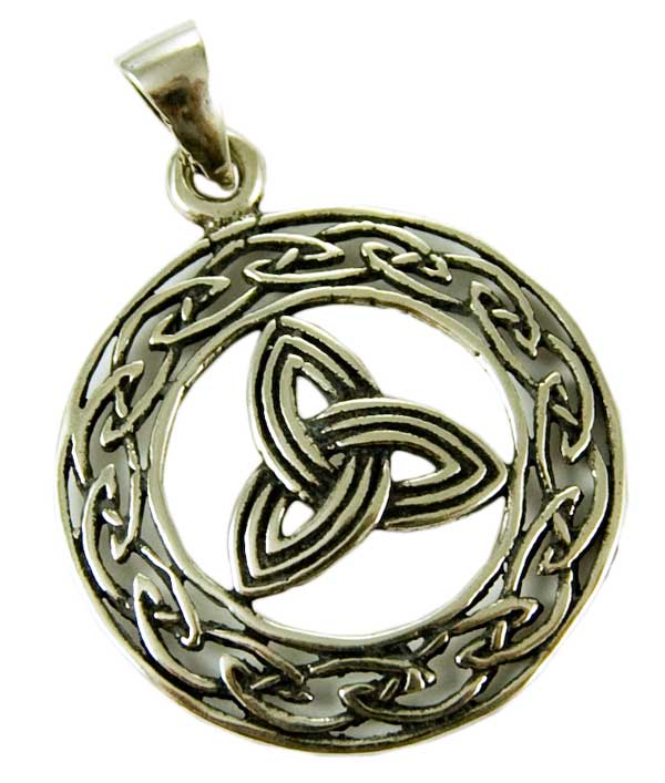 Pendant Silver Celtic Trinity L4cm