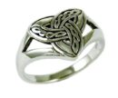 Silver Ring Celtic Triquetra