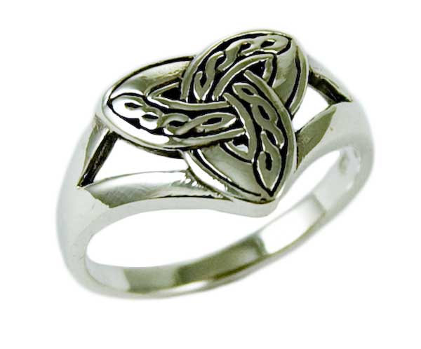 Silver Ring Celtic Triquetra