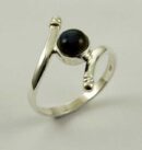 Ring Silver Swirly Labrodite