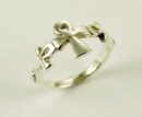 Ring Silver Triple Ankh