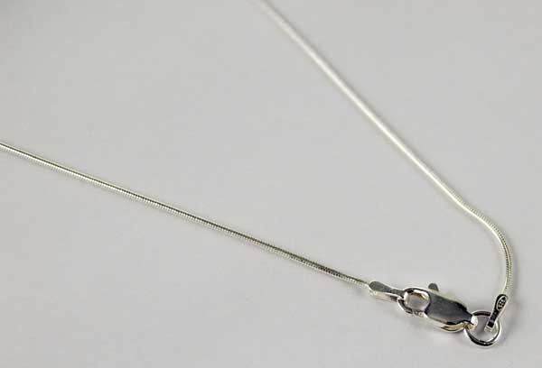 Silver Chain Snake 20 Inch