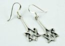 Earring Silver Hanging Knot