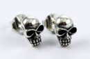 Earring Silver Studs Skull
