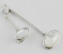 Pendant Silver Stone Clear