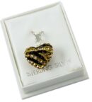 Silver Pendant Heart 14mm