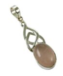 Silver Pendant Oval Stone