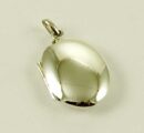 Pendant Silver Locket Oval
