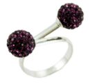 Ring Silver Cluster Balls 8mm