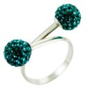 Ring Silver Cluster Balls 8mm