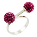 Ring Silver Cluster Balls 8mm