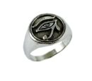 Ring Silver Egyptian Eye Symbol