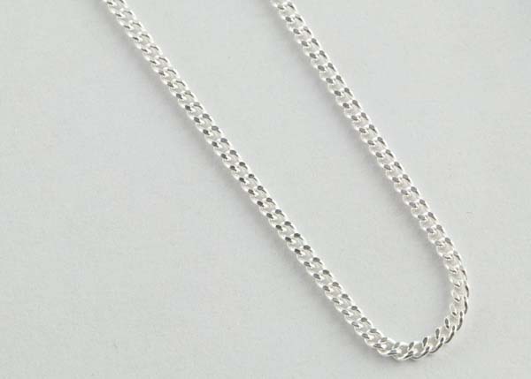 Silver Chain Curb 20 Inch