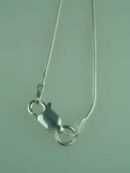 Silver Chain Snake 18 Inch