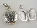 Pendant Silver Oval Locket