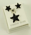 Silver Pendant And Earring Set