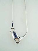 Silver Chain Snake 20 Inch