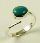 Silver Ring Turquoise Oval