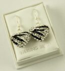 Silver Earring Heart 14mm