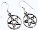 Earring Pentagram In Circle