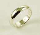 Ring Silver Plain Band W0.5cm