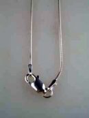 Silver Chain Snake 22 Inch