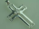 Pendant Silver Stone Cross