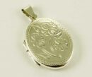 Pendant Silver Locket Oval