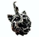 Pendant Silver Wolf Head Small
