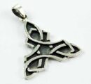 Pendant Silver Triangle Weave