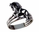 Ring Silver Horse